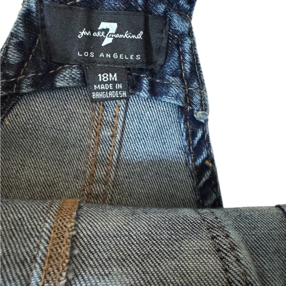 7 for all mankind Denim shortalls new K 94 - Picture 3 of 4